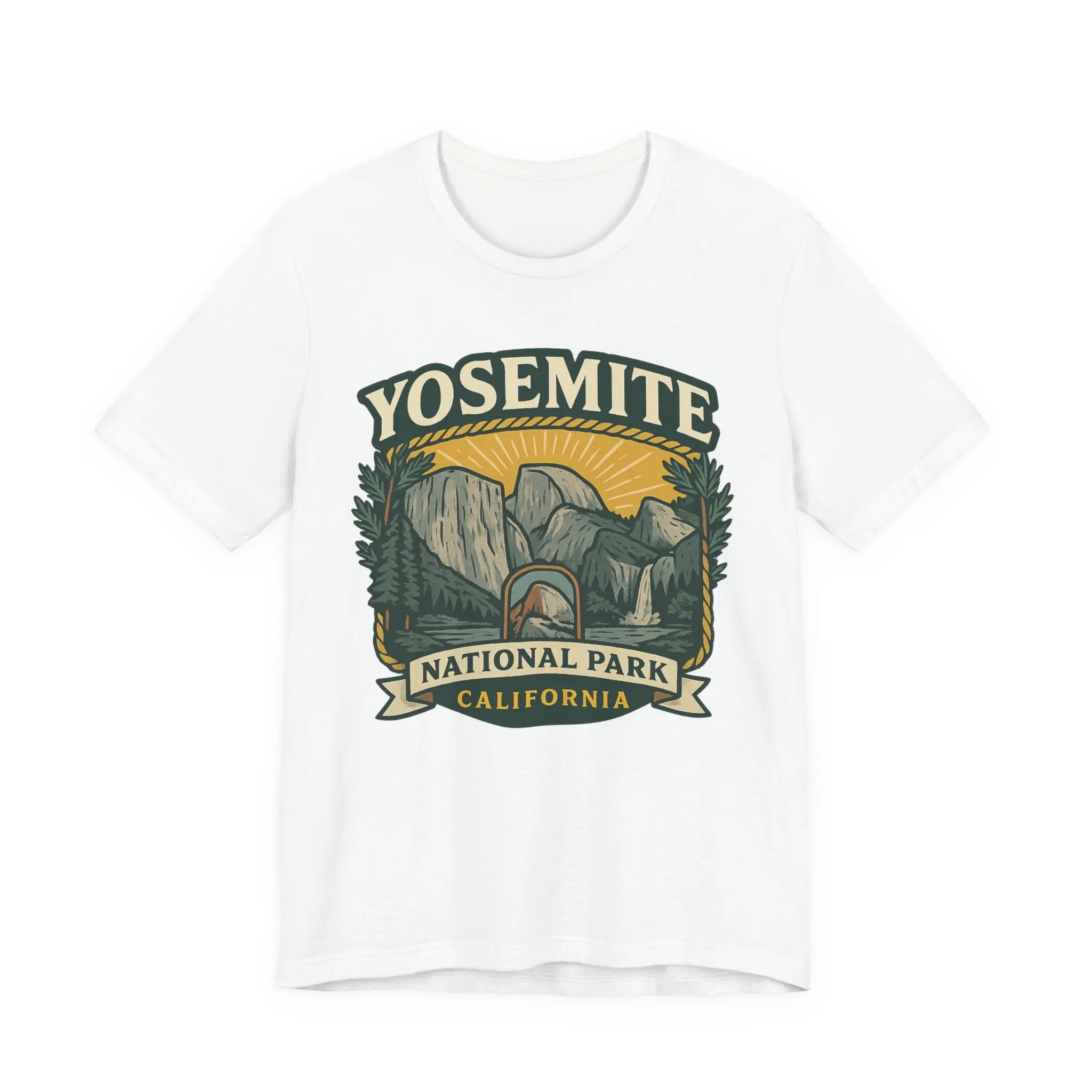 Yosemite National Park California Tee | Mountain Landscape Graphic T-Shirt