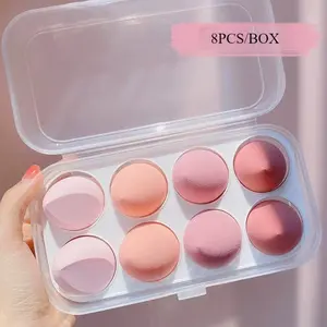15PCS Makeup Sponge and Powder Puff Set, Soft Foundation Sponge, Women's Beauty Accessories, Dry and Wet Use Makeup Tools