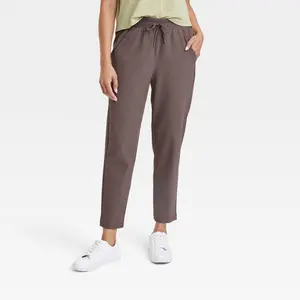 All In Motion Women's Stretch Woven High-Rise Tapered Pants Jogger UPF 50+