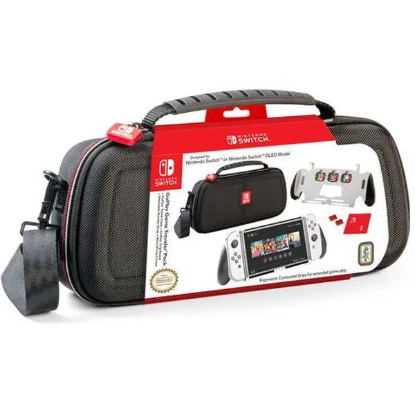 Switch Accessory: Case - RDS Game Traveler - GoPlay Traveler Pack with Grip Stand: Officially Licensed by Nintendo  [GAMES ACCESSORIES]