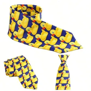 Animal Themed Fun Duck Necktie Fashion Accessory for Party Office Gifting