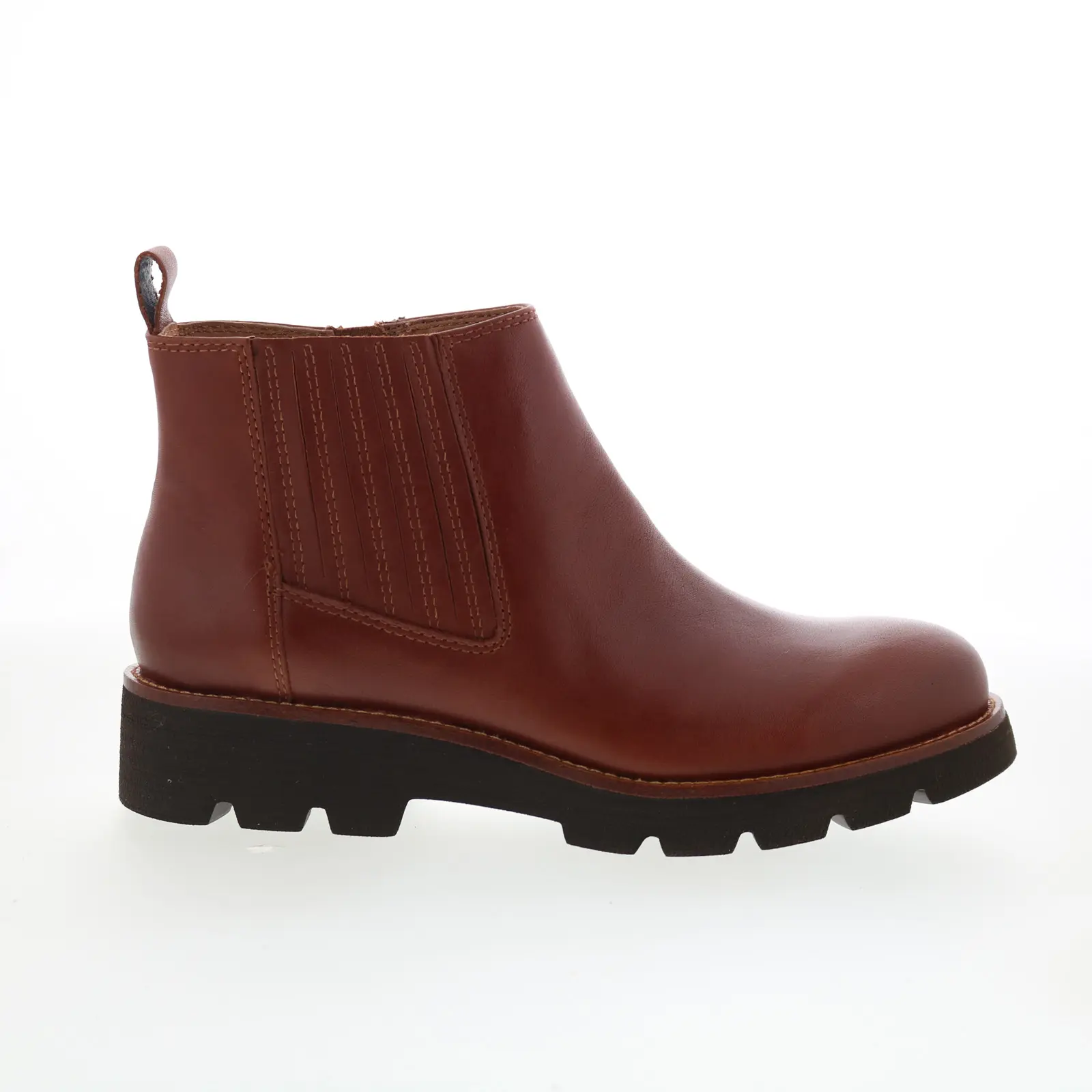 Sofft Paige SF01008 Womens Brown Leather Zipper Ankle & Booties Boots