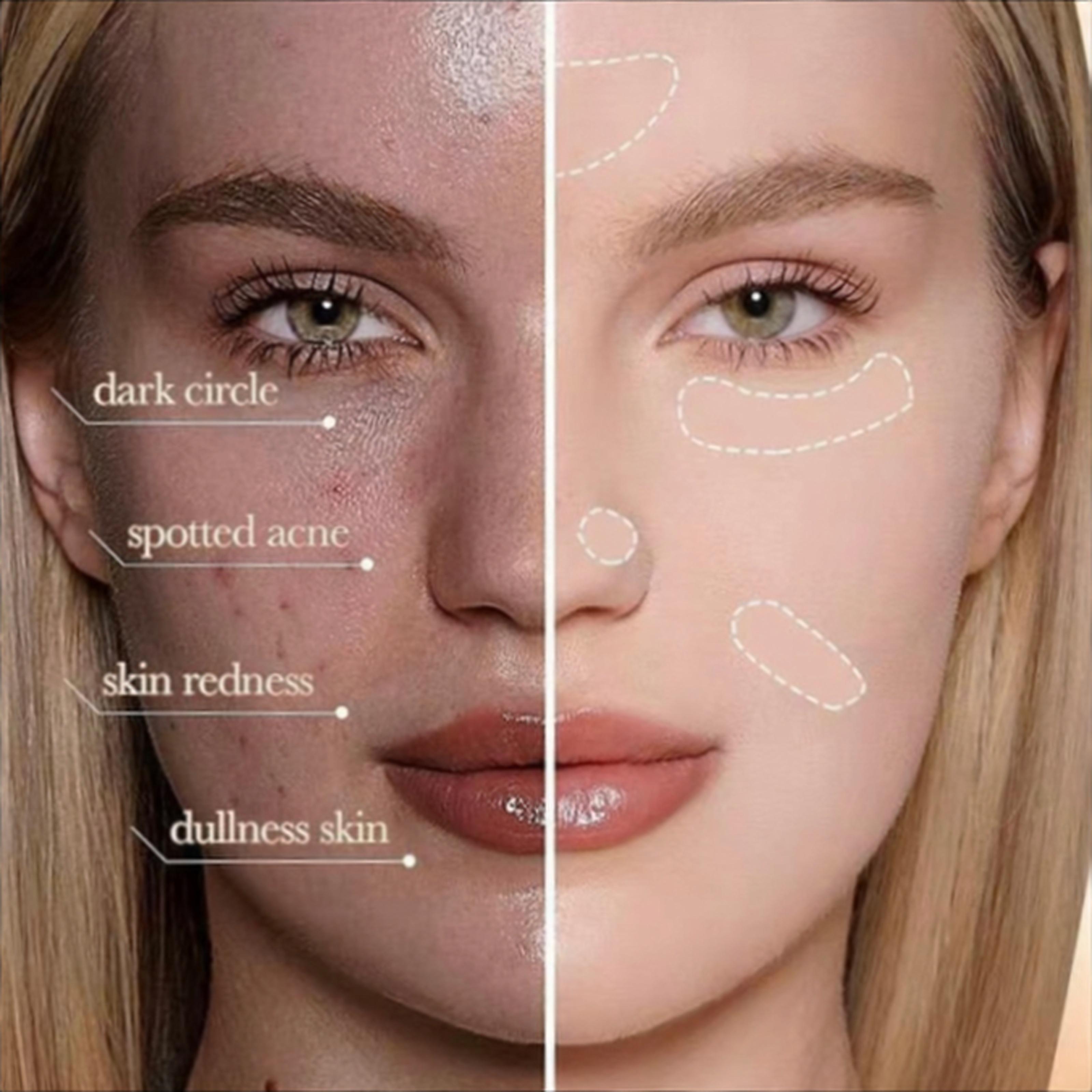 High-coverage waterproof snail BB cream - matte finish, long-lasting moisturizing and oil control, creates a natural makeup look, refreshing and non-greasy, perfect for makeup beginners, a great gift for Mother's Day, Christmas, and Valentine's Day.