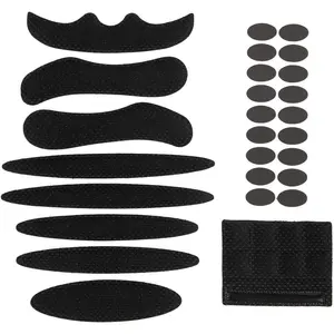Helmet Padding Foam Kit 27PCS Bicycle Replacement Pads Universal Foam Pads Set for Bike Motorcycle Cycling Racing Outdoors (Black 27pcs MTX)