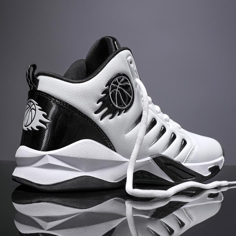 Men's Wear-Resistant Anti-Slip Basketball Shoes for Outdoor Sports Training Low-Top Comfort Lightweight Design Hoopshoes
