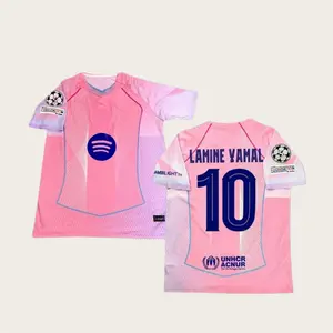 25 26 Season Pink #10 Short sleeve Soccer jersey