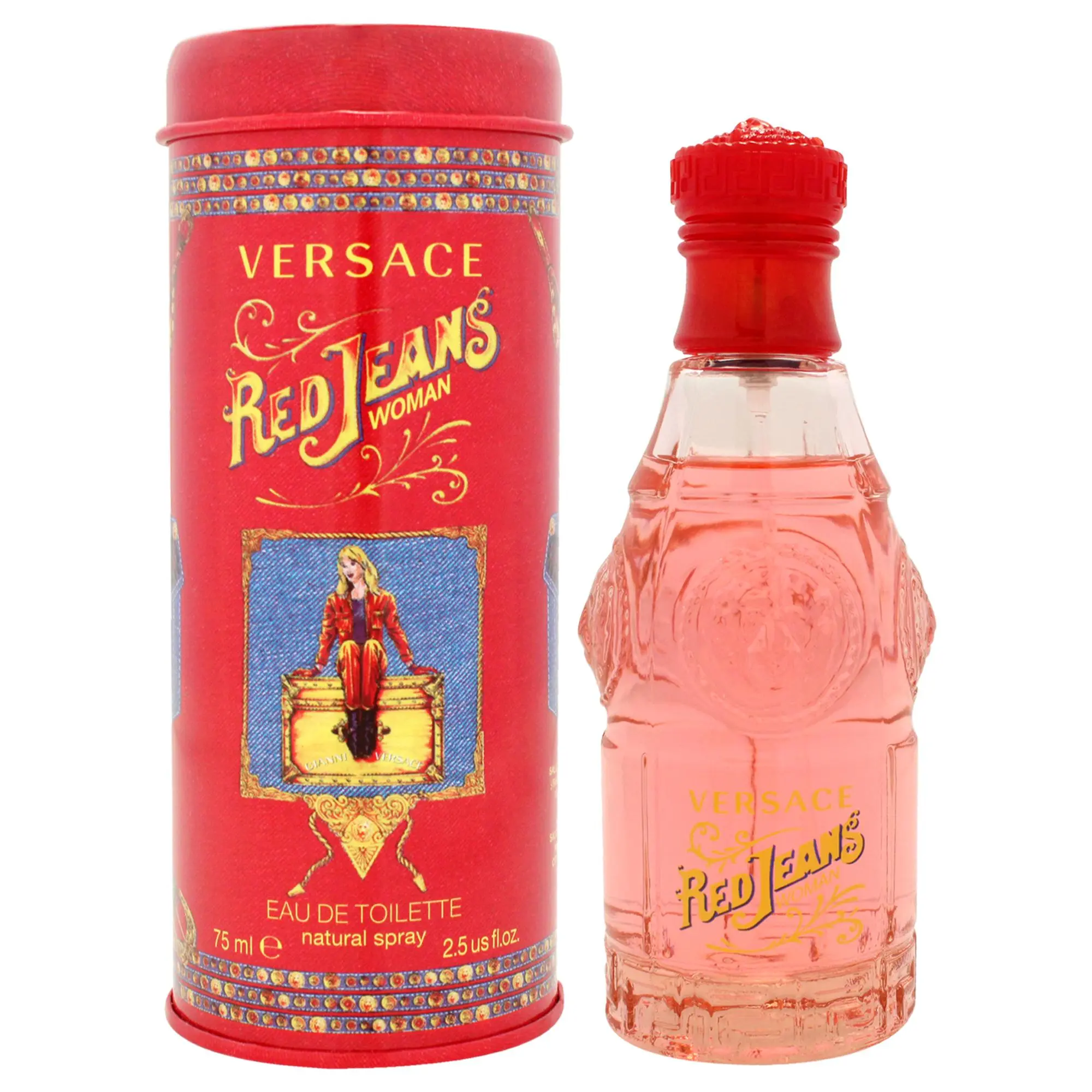 Versace Red Jeans Women's Fragrance - 2.5 fl oz EDT Spray On, Fresh Aroma