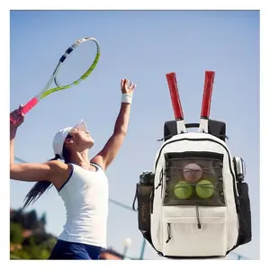 New unisex tennis backpack with insulated pocket and shoe compartment, suitable for pickleball and tennis sports