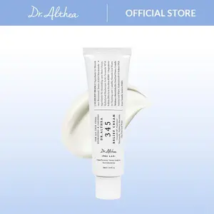 345 Relief Cream - Daily Face Moisturizer, Blemish ReliefCare, Soothing Recovery, Vegan Korean Skincare