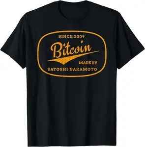 Satoshi Nakamoto T shirt - Bitcoin T shirt - Crypto T Shirt T-Shirt Classic Cotton Top