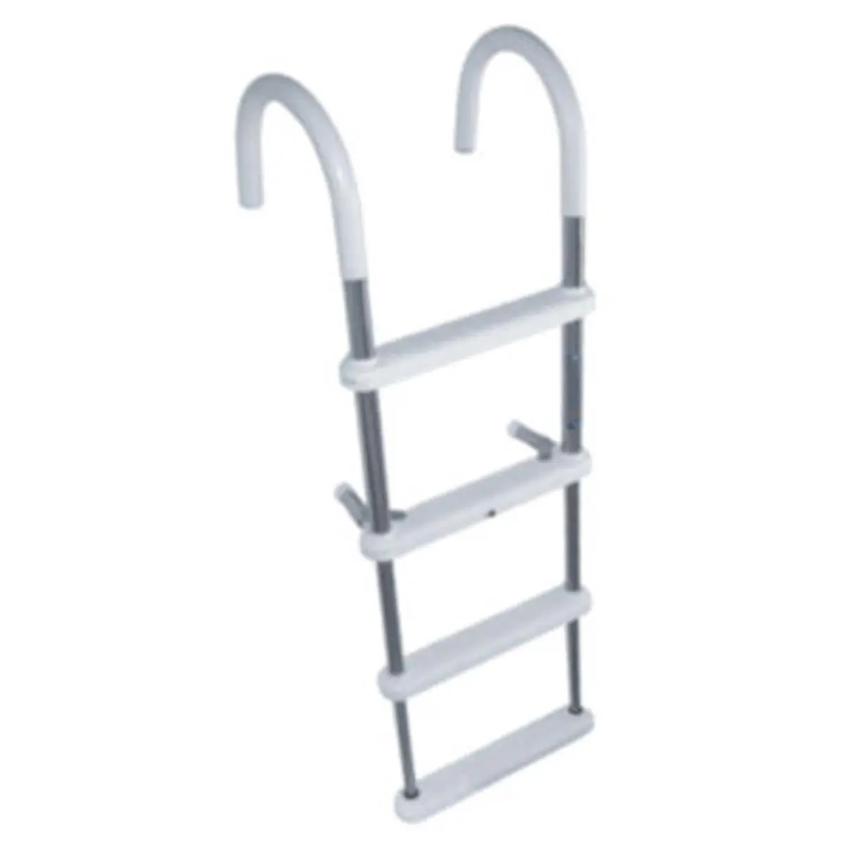 212 MAIN Windline TGL-4 4-Step Telescopic Gunwale Hook Boat Ladder - Compact, Foldable Hook, Flat Stowage, Multi-Use for Boats, Pool Accessories