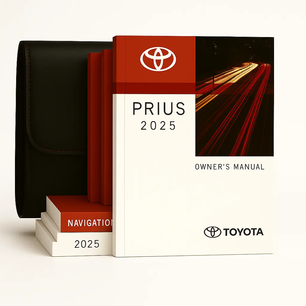 2025 Toyota Prius Owners Manual - Complete Set