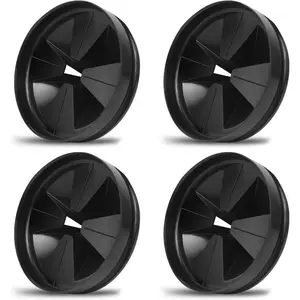 Garbage Disposal Splash Guards, 3 3/8" Kitchen Sink Splash Guard, QCB-AM Garbage Disposal Stopper (4)