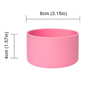 Soft Silicone Boot for Owala 32Oz/24Oz Flask Water Bottle Anti-Slip Protective Sleeve Bottom Protector Protective Bottom Base alloet