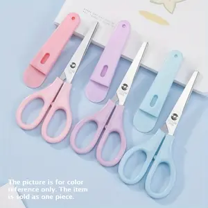 Round Tip Scissors - Precision Cutting Paper, Fabric and Thread, Multipurpose Home and Office Use, Sewing Scissors, Craft Cutting Tools