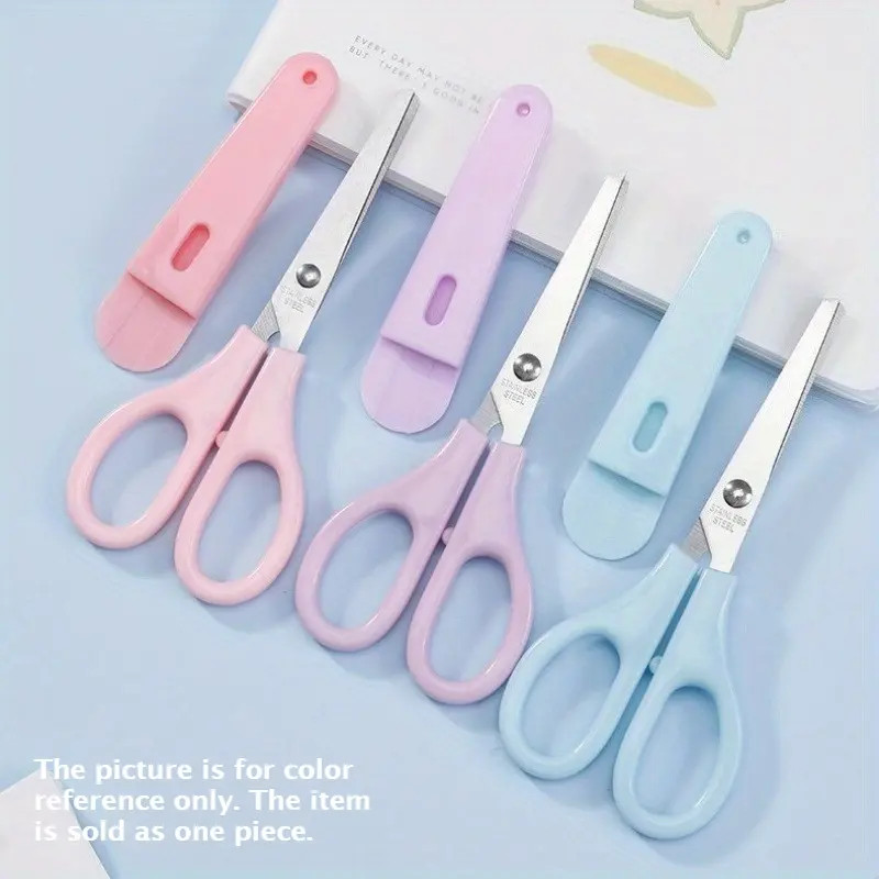 Round Tip Scissors - Precision Cutting Paper, Fabric and Thread, Multipurpose Home and Office Use, Office Cutting Supply, Sewing Scissors, Craft Cutting Tools