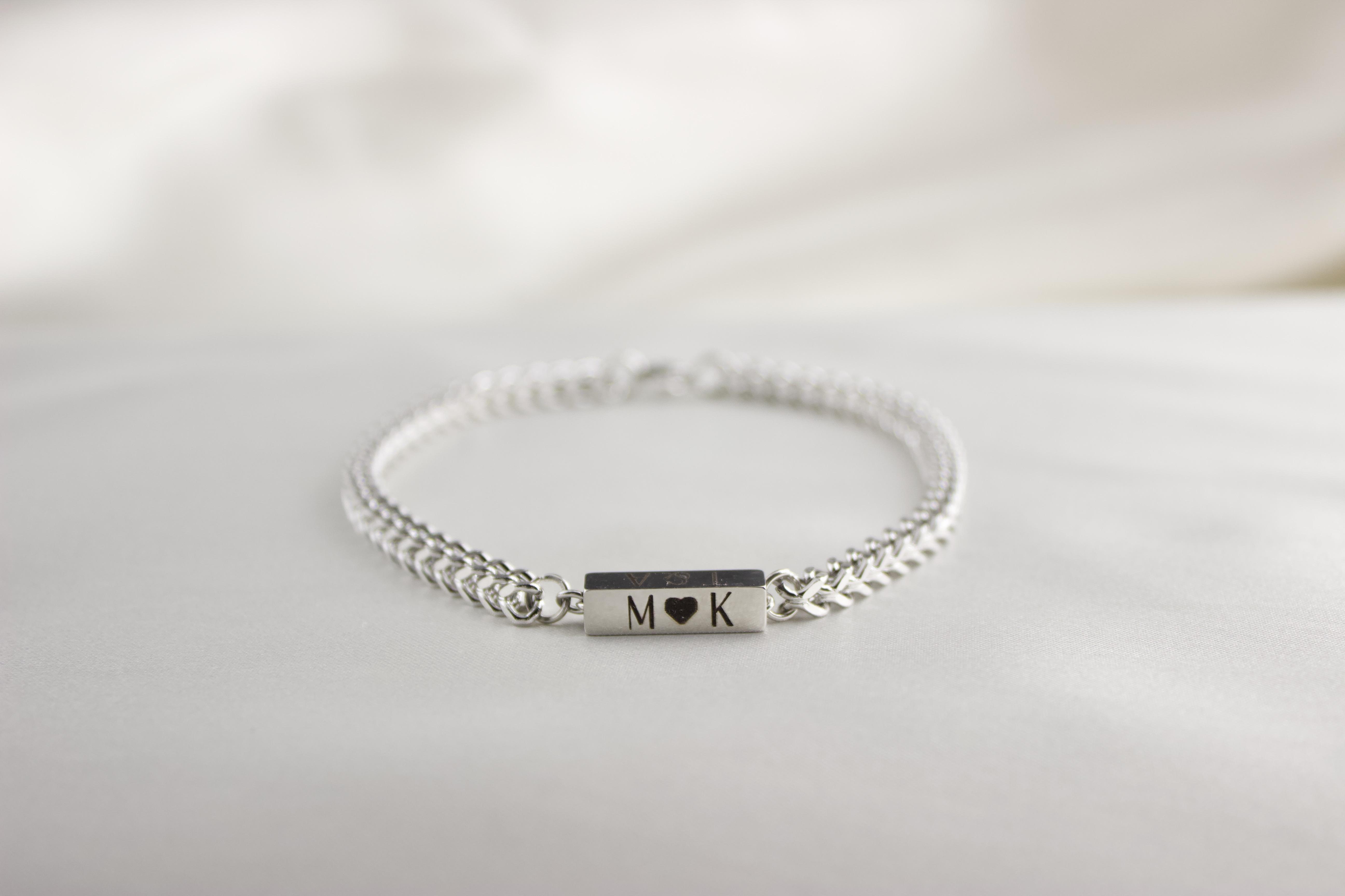 Engraved Black Stainless Steel Bar Bracelet – Personalized Name, Date, or Roman Numeral Jewelry Gift Engraved Black Stainless Steel Bar Bracelet – Personalized Name, Date, or Roman Numeral Jewelry Gift