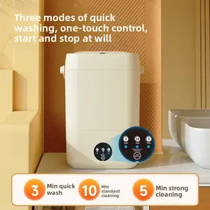 Mini washing machine, combining washing and drying functions in one, compact and portable, designed specifically for washing underwear and pants Laundrymachine Washer Dryer Combo
