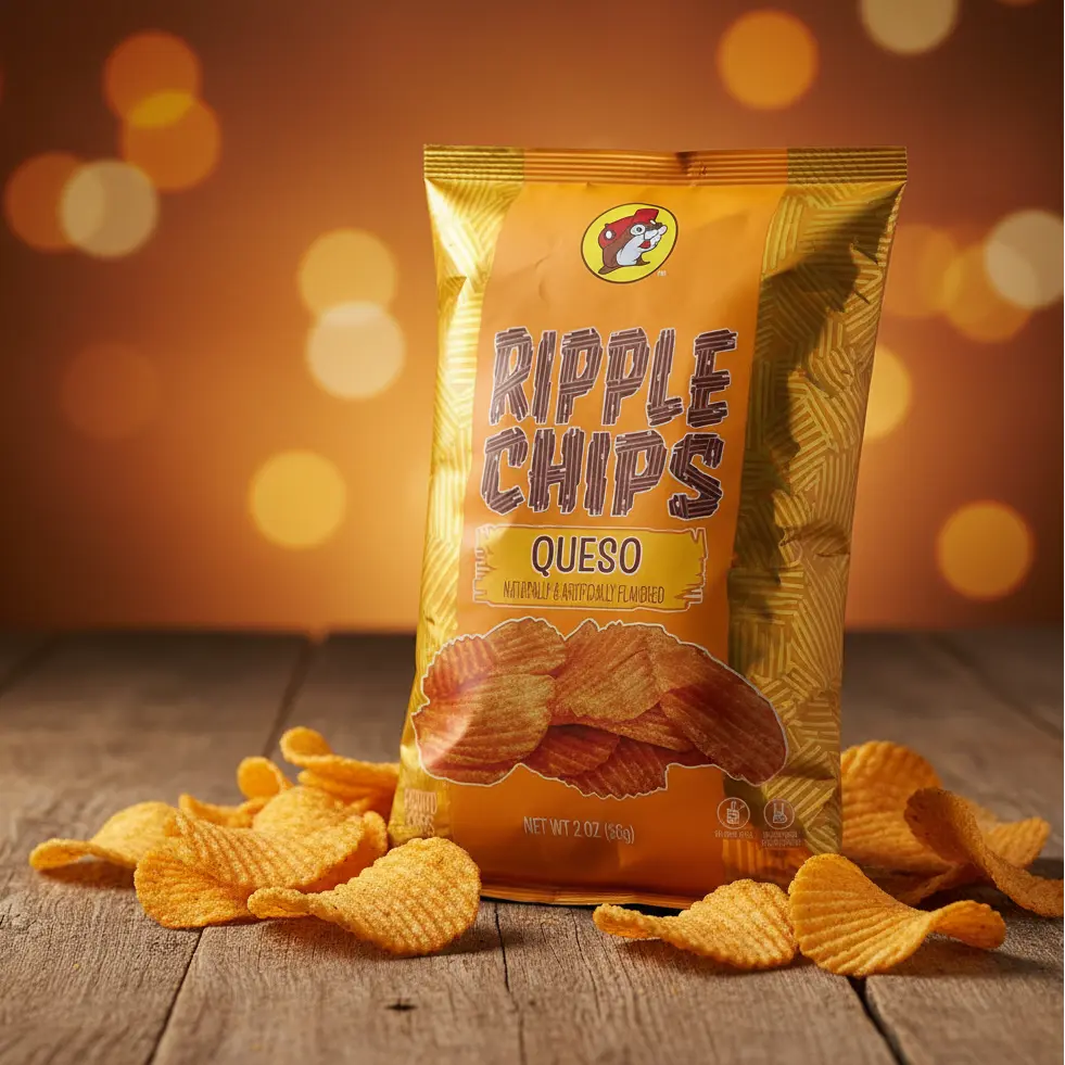 Buc-ee's Queso Ripple Chips