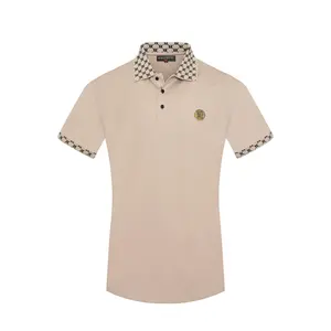 MEN'S COTTON/POLY FANCY POLO SHIRTS-CS200-203