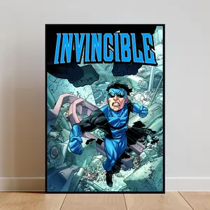 Invincible Poster - High-Quality Blue Mark Grayson Wall Art Unframed Print with Unique Designs - Premium Print Quality Paper