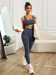 Women's V-Back Butt Lifting Yoga Set, Yoga Activewear, Exercise Clothing Set, Fashionable Sports Wear, Perfect for Workouts, Comfortable and Stylish, Ideal for Daily Exercise