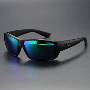 COSTA Del Mar Tuna Alley Matte Black Frame/Grey Polarized Lenses 580P, COSTA Polarized Sunglasses Fashion Cycling Running Sun Glasses Unisex Outdoor Sport Polarized Goggles