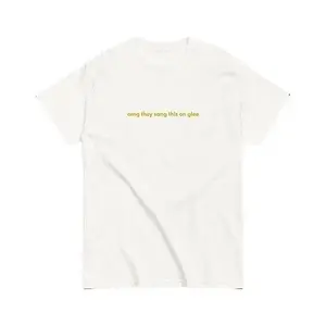 They Sang This On Glee T-Shirt, Funny Gleek Gift, Retro Unisex Tee for Her