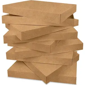 8 count  Paper  Boxes with  Sizes 11'' x 7.48'' Brown Boxes for Birthdays Graduations Christmas Weddings  Showers