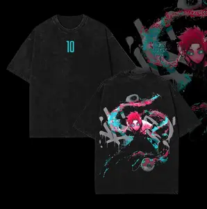 Limited Edition Blue Lock Shirt – Shidou, Nagi, Isagi, Sae, Bachira, Baro Graphic Washed Tee, Vintage Anime Merch, Gift For Fan Sae Itoshi