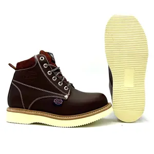 White Wolf Classic Work Boot Lightweight Wedge Sole Goodyear Welt Construction Slip Resistant Anti-Fatigue Roofing Boot WW-940 Ankle Leather Footwear   Comfort Walking Shoes