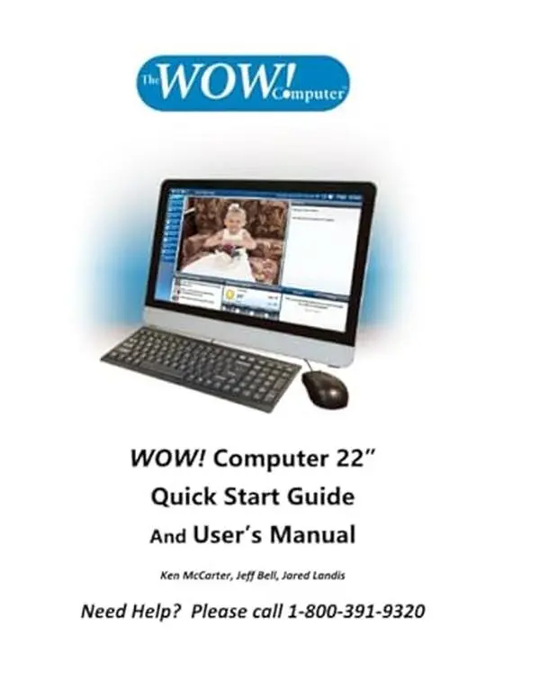 Used Book - WOW Computer 22 Quick Start Guide and User's Manual: Mac Style by Ken McCarter (Paperback) - English, with Calendar, Email Setup Instructions
