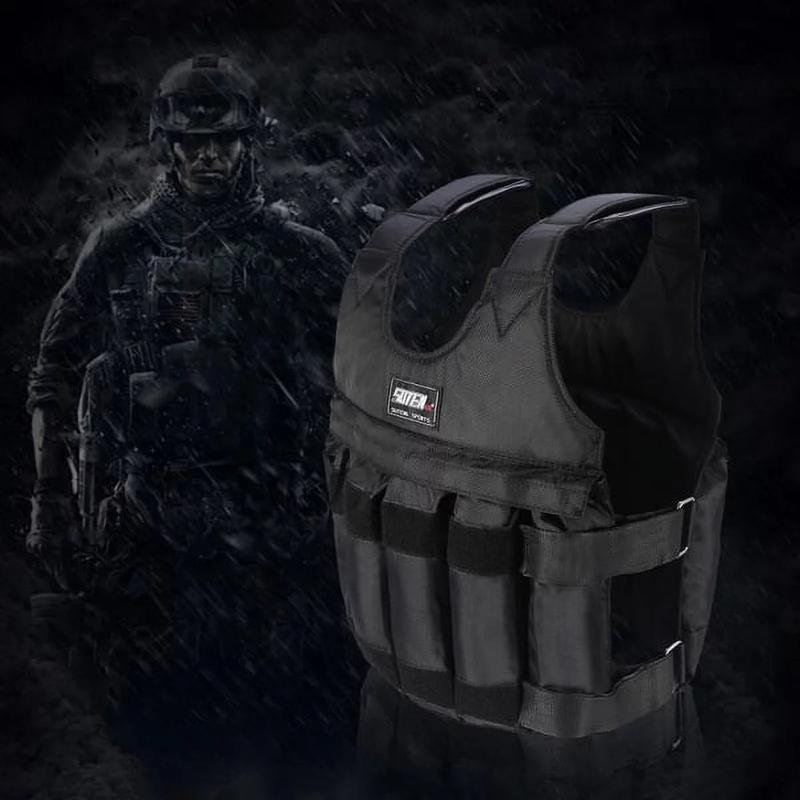 IronFlex™ Adjustable Weighted Vest: 20-110 lbs Workout Gear for Men