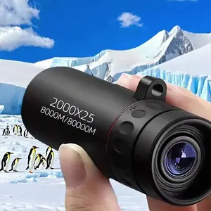 Mini monocular telescope 2000X25 high-definition high-power for mobile phones, suitable for concerts, compact and portable, outdoor photography and sightseeing, a small gift for Christmas and New Year