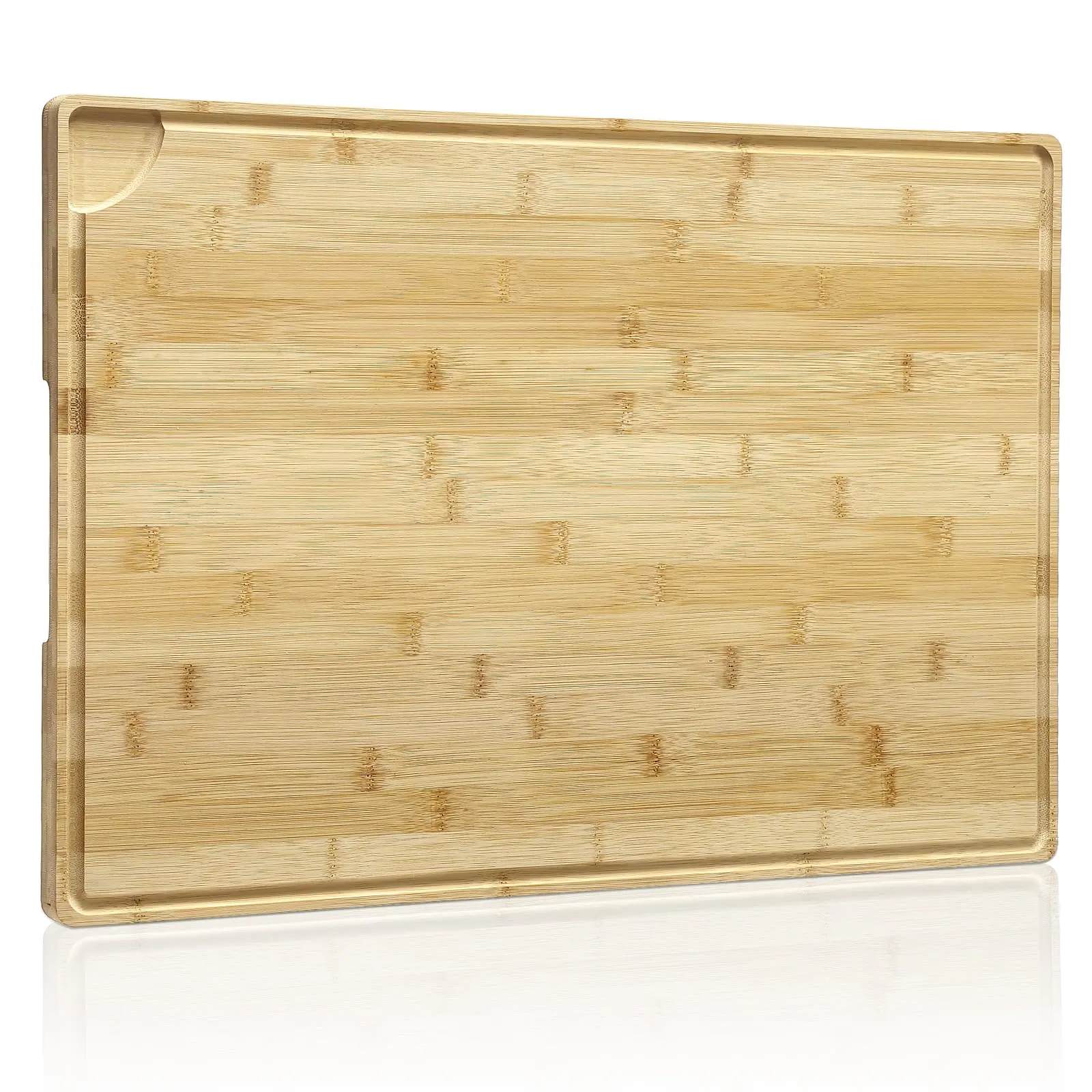 24 x 16 in Bamboo Cutting Board, Large Kitchen Chopping Board with Juicy Groove, Wooden Butcher Block Cutting Board Perfect for Meat, Cheese, Vegetables, Fruits