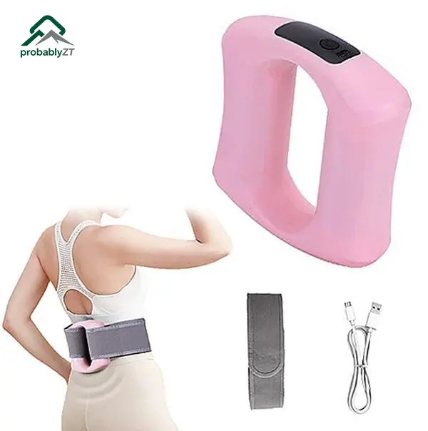 Compact Handheld Percussion Massage Gun for Deep Tissue Muscle Relief, Portable with Warm Therapy, Adjustable Speeds & USB Port, Deep Tissue Muscle Massagers, Rechargeable, Silent, Athletes, Heatable, Polyester, Heat Function, Unisex, Handheld Grip, Athle