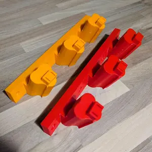 Milwaukee M12 Compatible Triple Tool Holder Attaches to Organizer Shelf Wall Mount Rack