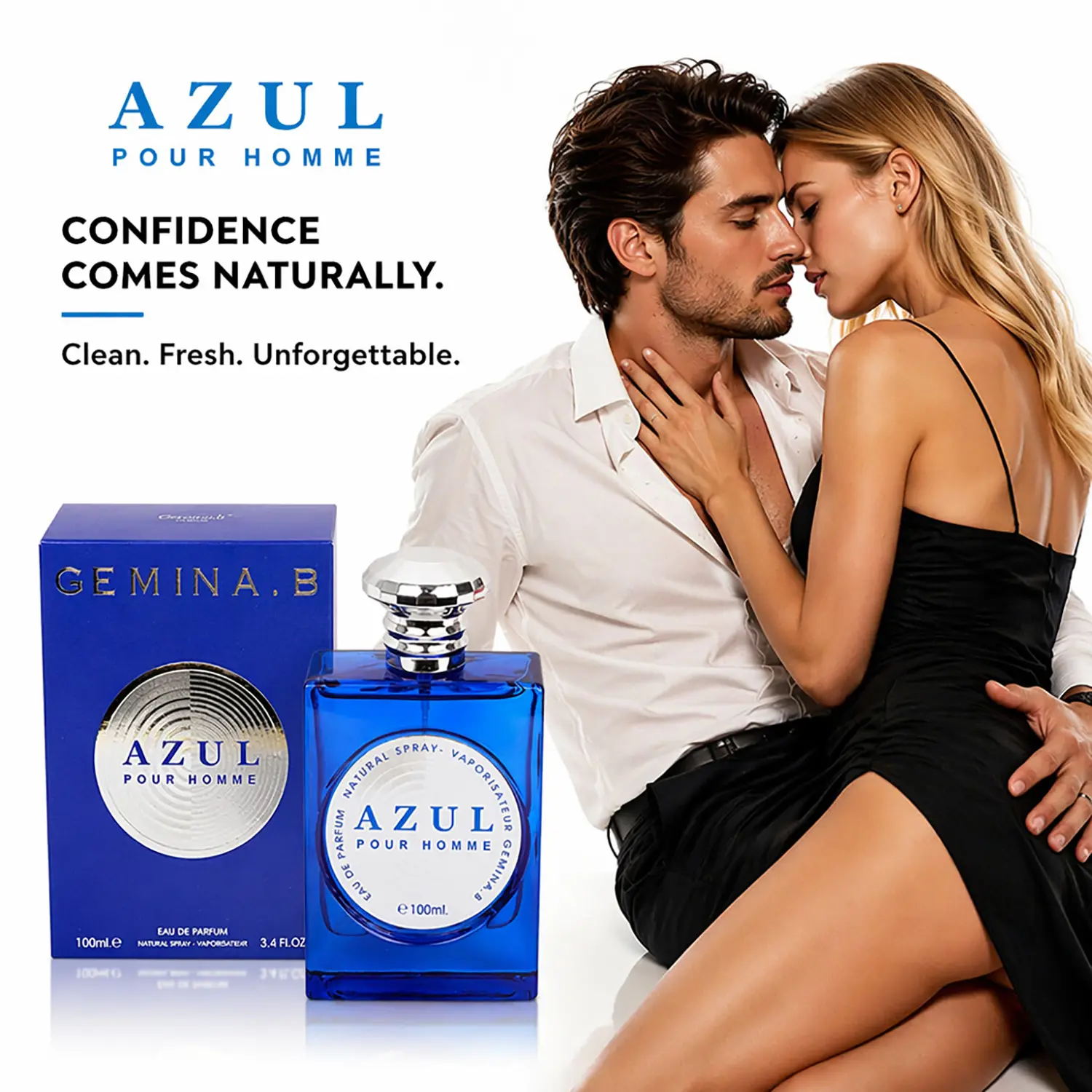 Men’s Pheromone Perfume, Infused with Pheromone Formula, Long Lasting 24H, Bold Cedar Woody Scent, Designed for Him to Lead with Charm, Make Her Obsessed & Share a Wild Unforgettable Night, Perfect for Father's Day Christmas & Anniversary.100ML/3.4FL.OZ.