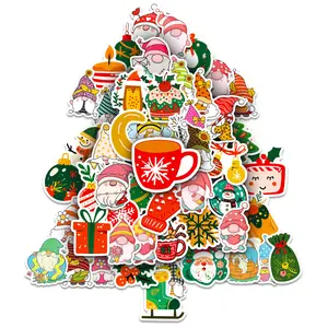 100pcs Christmas High-value Bell Series Stickers, Suitable for Faith-based Designs Such As Scrapbooks, Diaries, Laptops, Water Bottles, Cars, Etc., As Gifts with Positive Information