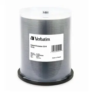 Verbatim 52x CD-R Media - 700MB - Ink Jet Printable - 120mm Standard