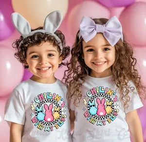 Youth & Todder Girls Easter Shirt, Chillin with My Peeps Shirt, Boys Easter Shirt, Toddler Easter Outfit, Easter Basket Gift