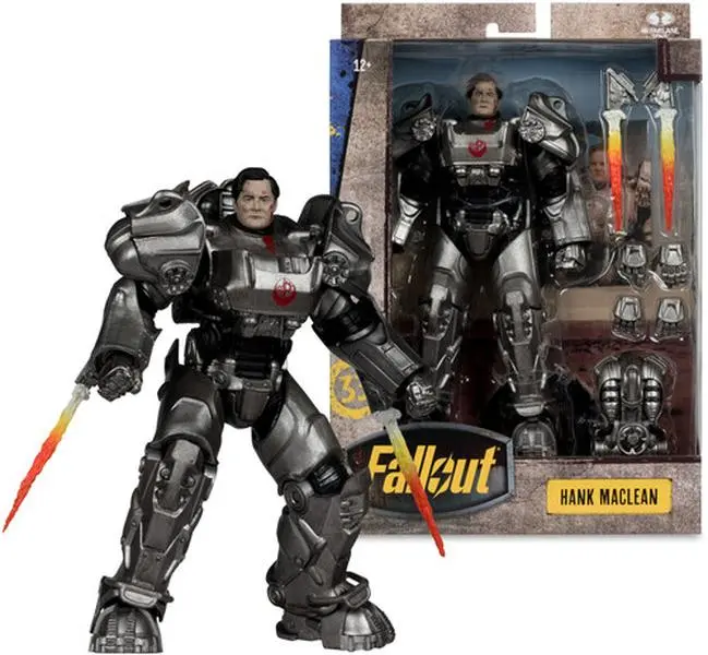 McFarlane Toys - Fallout (TV) 7-Inch Deluxe Hank Maclean Action Figurine with Forearm Jet FX & Jet-FX Detail, Collectible for Fans of Fallout