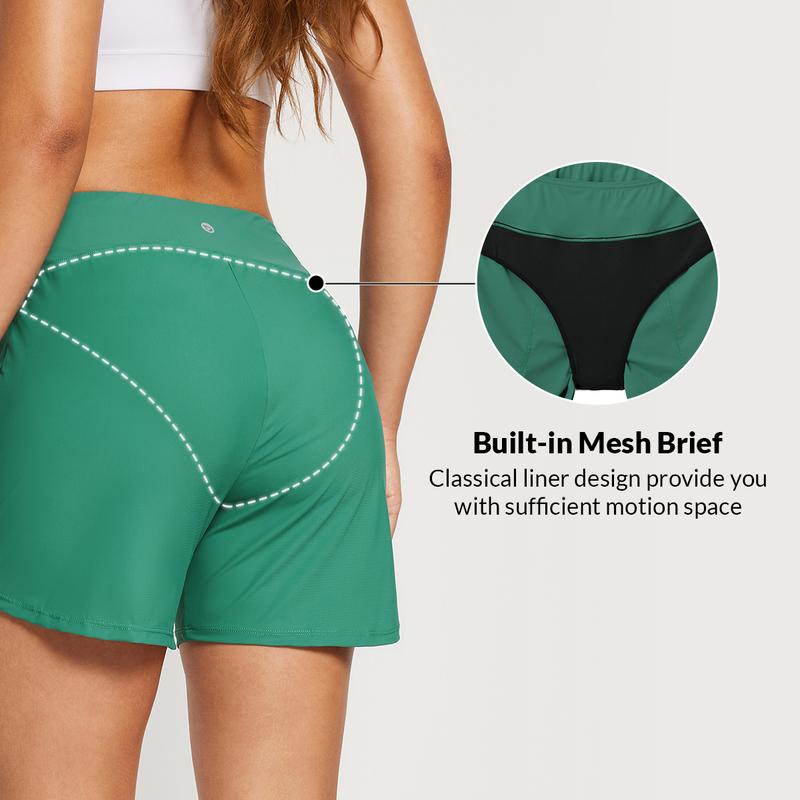 baleaf Women's 3''/5"/7''/9'' High Waisted Lightweight Board Shorts Swim/Running/Workout Quick Dry with Pockets Tankini Bottoms Bathing Suits Plus Size Bermuda Shorts baleaf Women's 3''/5"/7''/9'' High Waisted Lightweight Board Shorts Swim/Running/Workout Quick Dry with Pockets Tankini Bottoms Bathing Suits Plus Size Bermuda Shorts