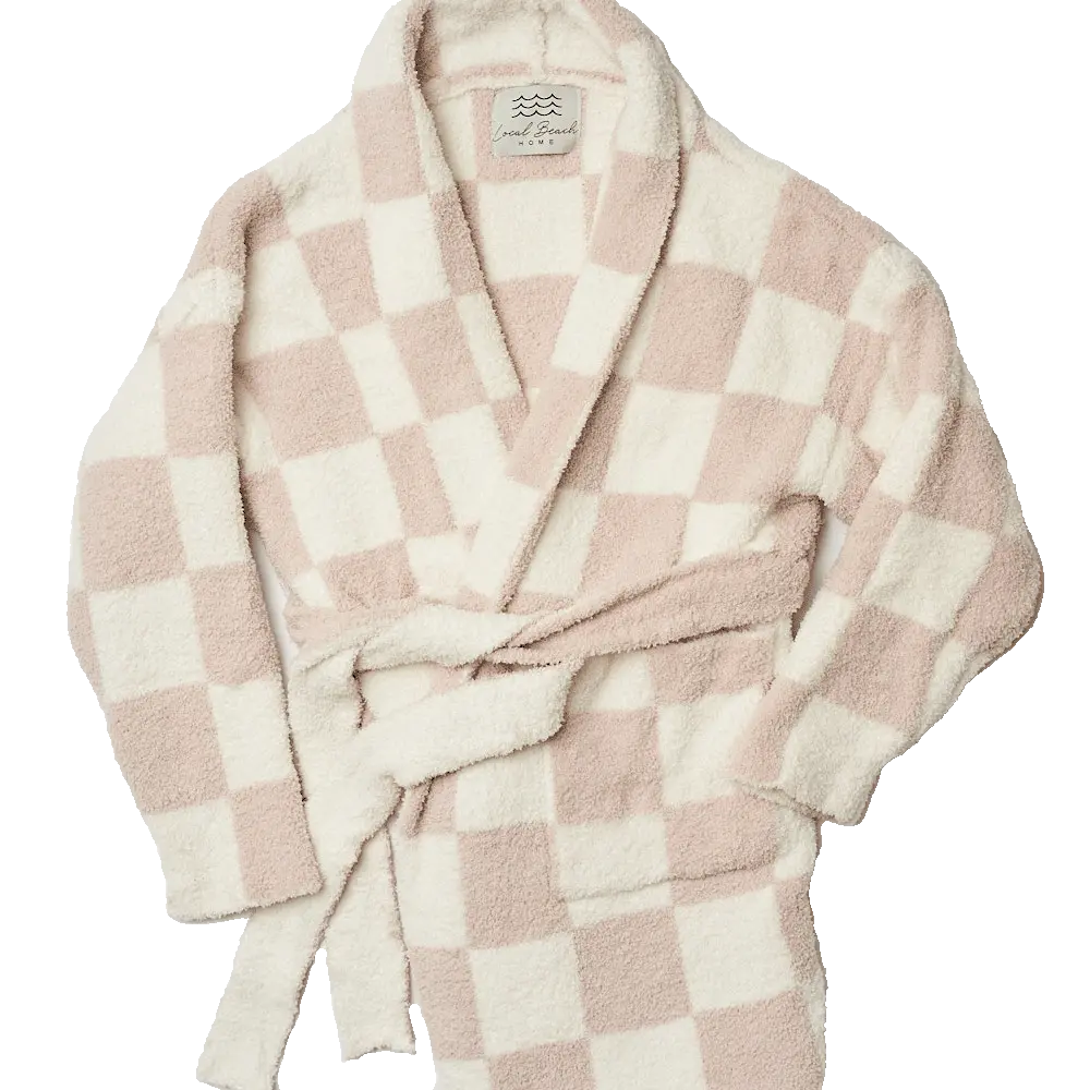 Checker Luxe Robe