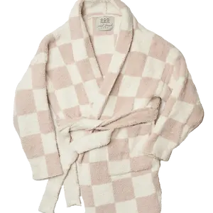 Checker Luxe Robe