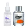 [FRANKLY] Glow Serum Duo | PDRN Bounce Ball Serum + Closer Pore Serum | Salmon PDRN, 9 Peptides, Vegan Collagen | For Glow Skin, Radiance, Firmness & Pore Care | Lightweight Korean Skincare Set