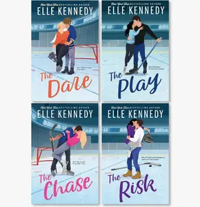 Briar U Series 4-Book Paperback Set by Elle Kennedy, Briar University Sports & Contemporary Romance Collection, Ideal for Birthday Gifts (Includes The Dare)