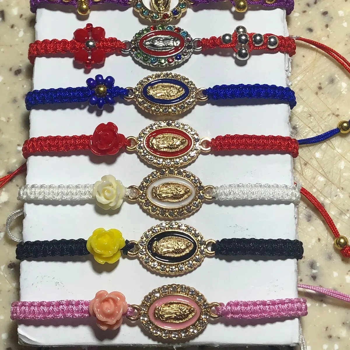 Virgen del Guadalupe bracelets