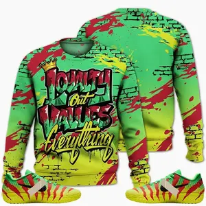 Ja 3 Jurassic Park Explorer Outfit Sweatshirt, Values Of Loyalty Drip Streetwear Unisex Sneaker Matching Shirts