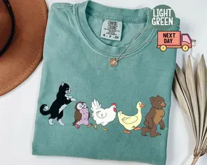 Comfort Colors® Little Bear Shirt, Cute Shirt, Animal Lover, Mom Shirts, Animated Tv Show Gift, Cute Animal Graphic Tee